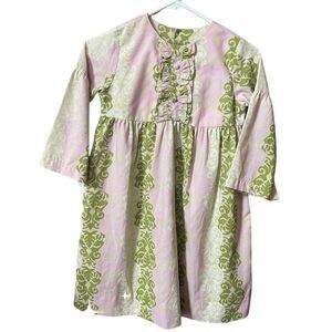 Kelly’s Kids size 10/12 (L)dress. Ruffle front empire waist bell sleeves.